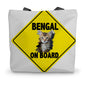 Bengal on Board  Canvas Tote Bag