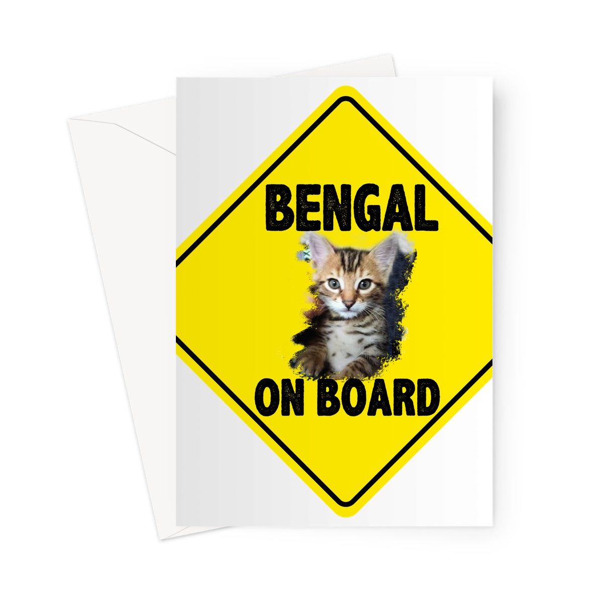 Bengal on Board  Greeting Card