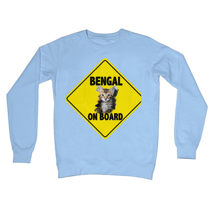 Bengal on Board  Crew Neck Sweatshirt