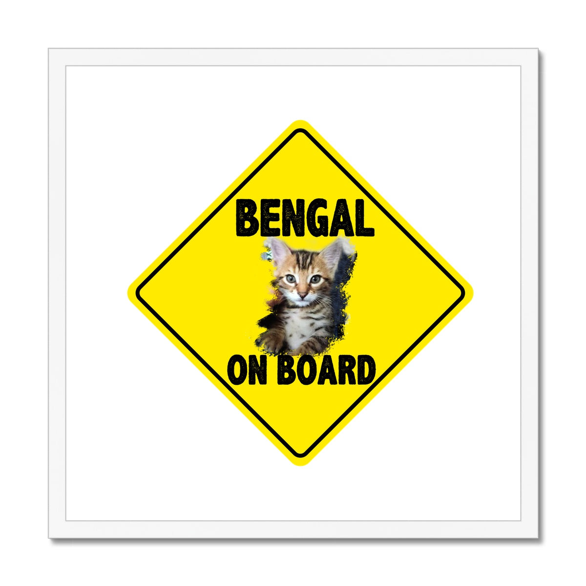 Bengal on Board  Framed & Mounted Print