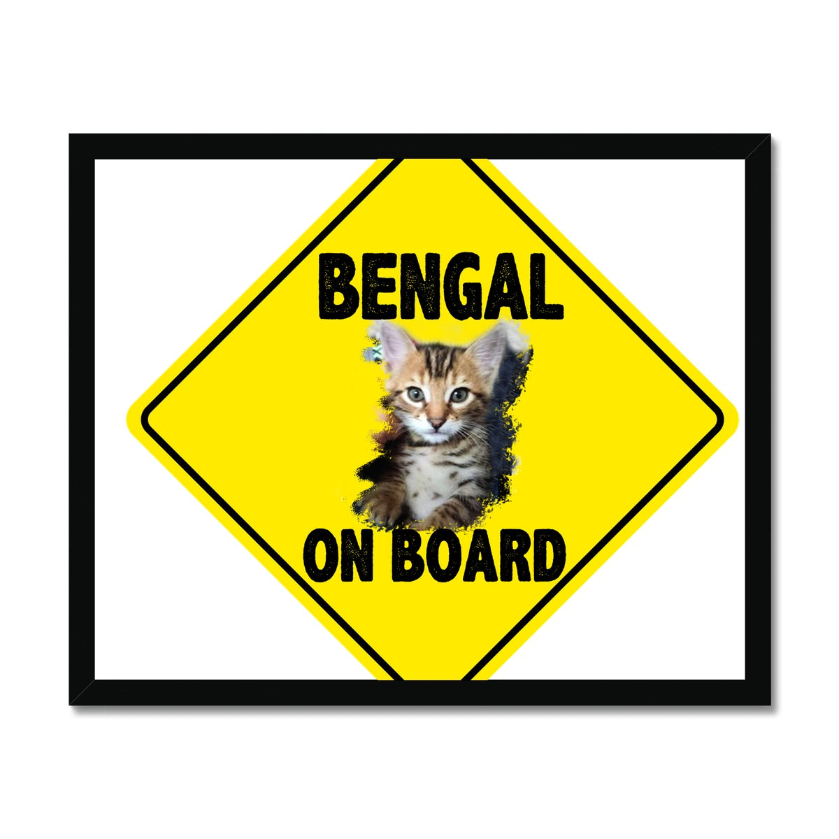 Bengal on Board  Budget Framed Poster