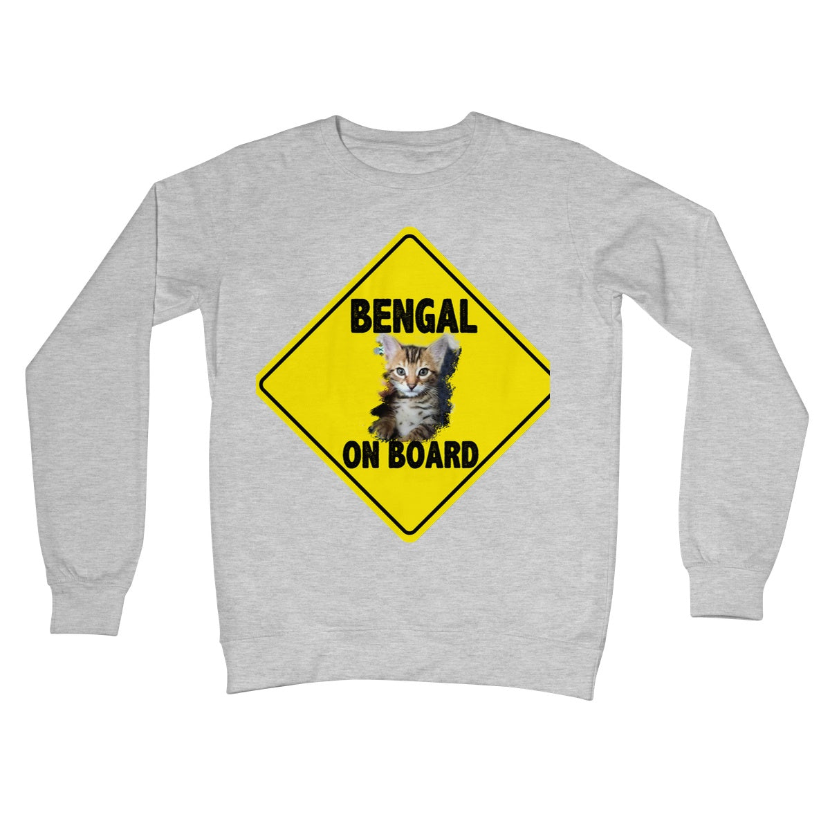 Bengal on Board  Crew Neck Sweatshirt