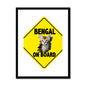 Bengal on Board  Framed & Mounted Print