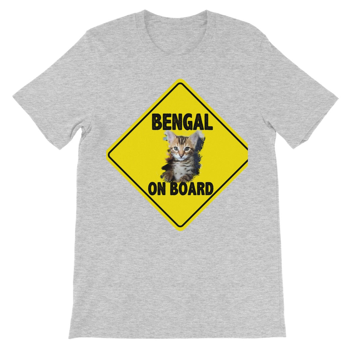 Bengal on Board  Unisex Short Sleeve T-Shirt