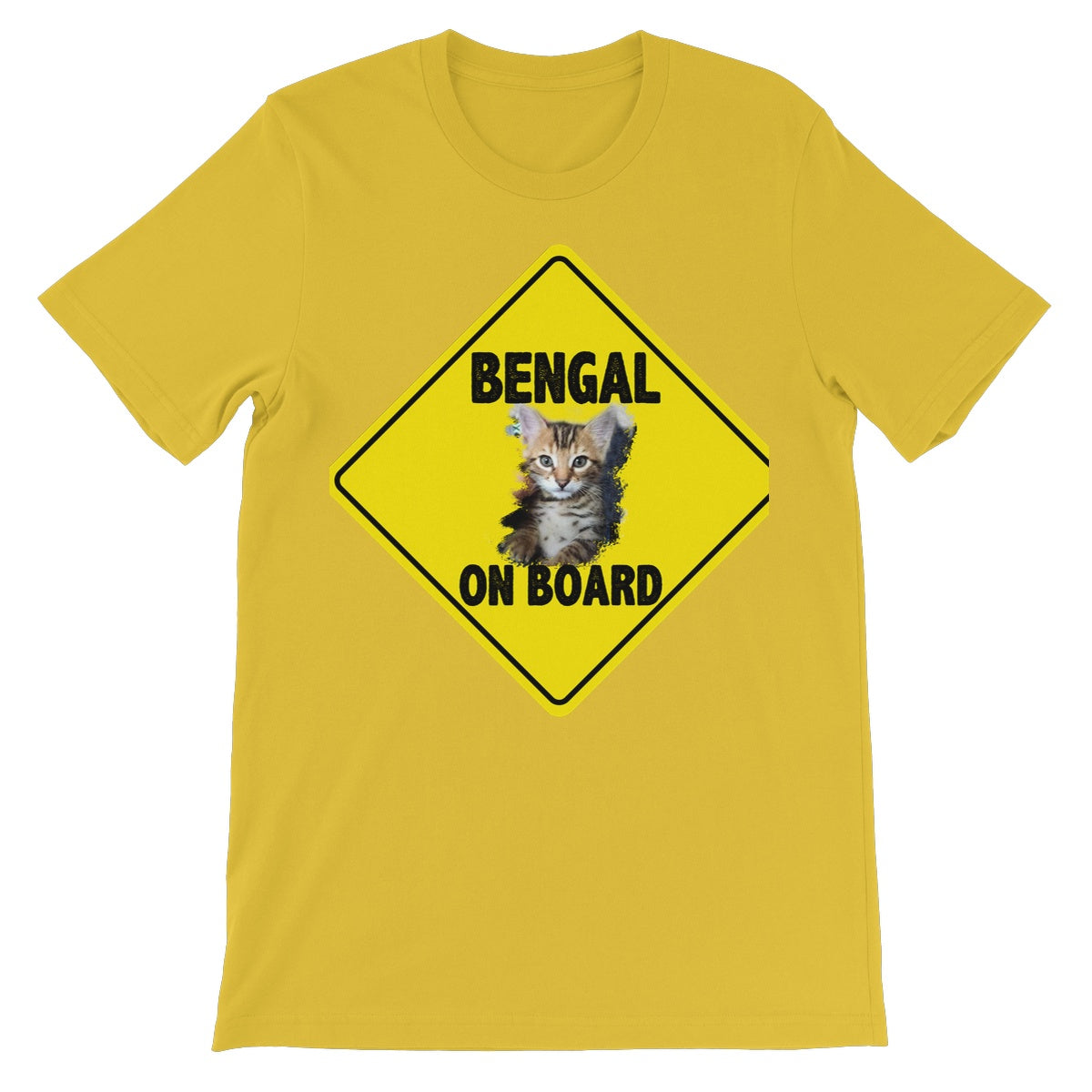 Bengal on Board  Unisex Short Sleeve T-Shirt