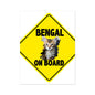 Bengal on Board  Wall Art Poster