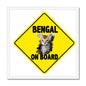 Bengal on Board  Framed Print