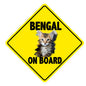 Bengal on Board  Sticker