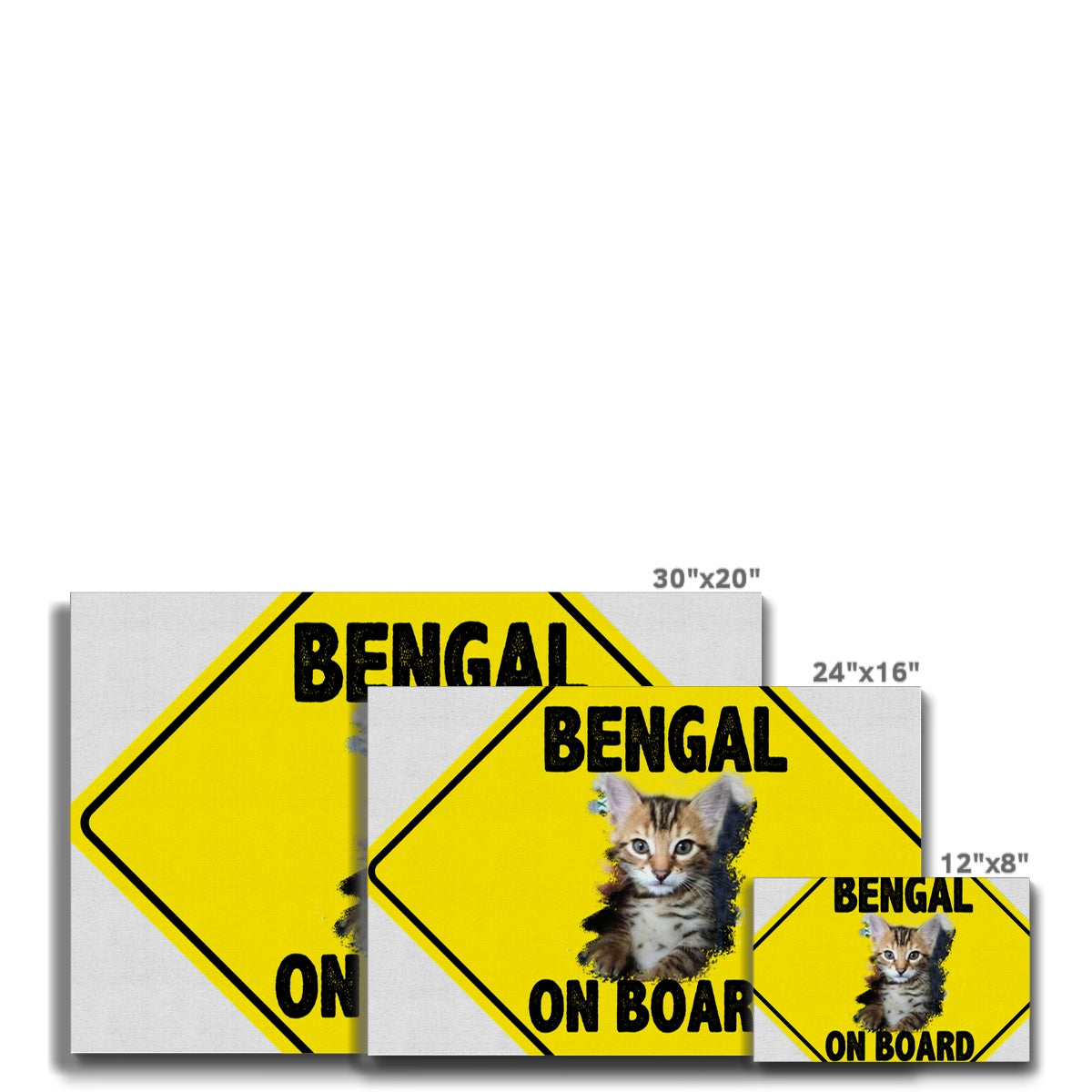 Bengal on Board  Eco Canvas