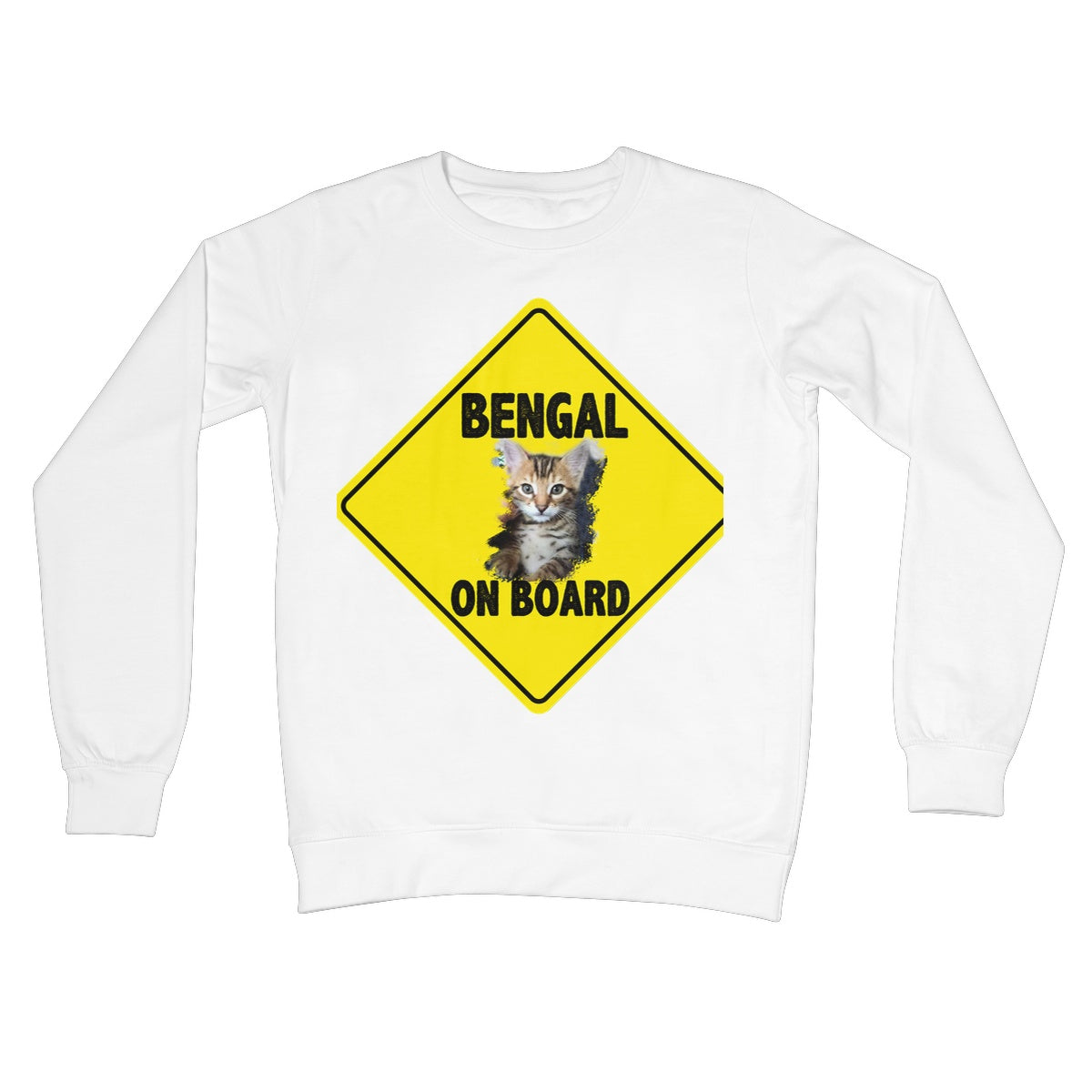 Bengal on Board  Crew Neck Sweatshirt