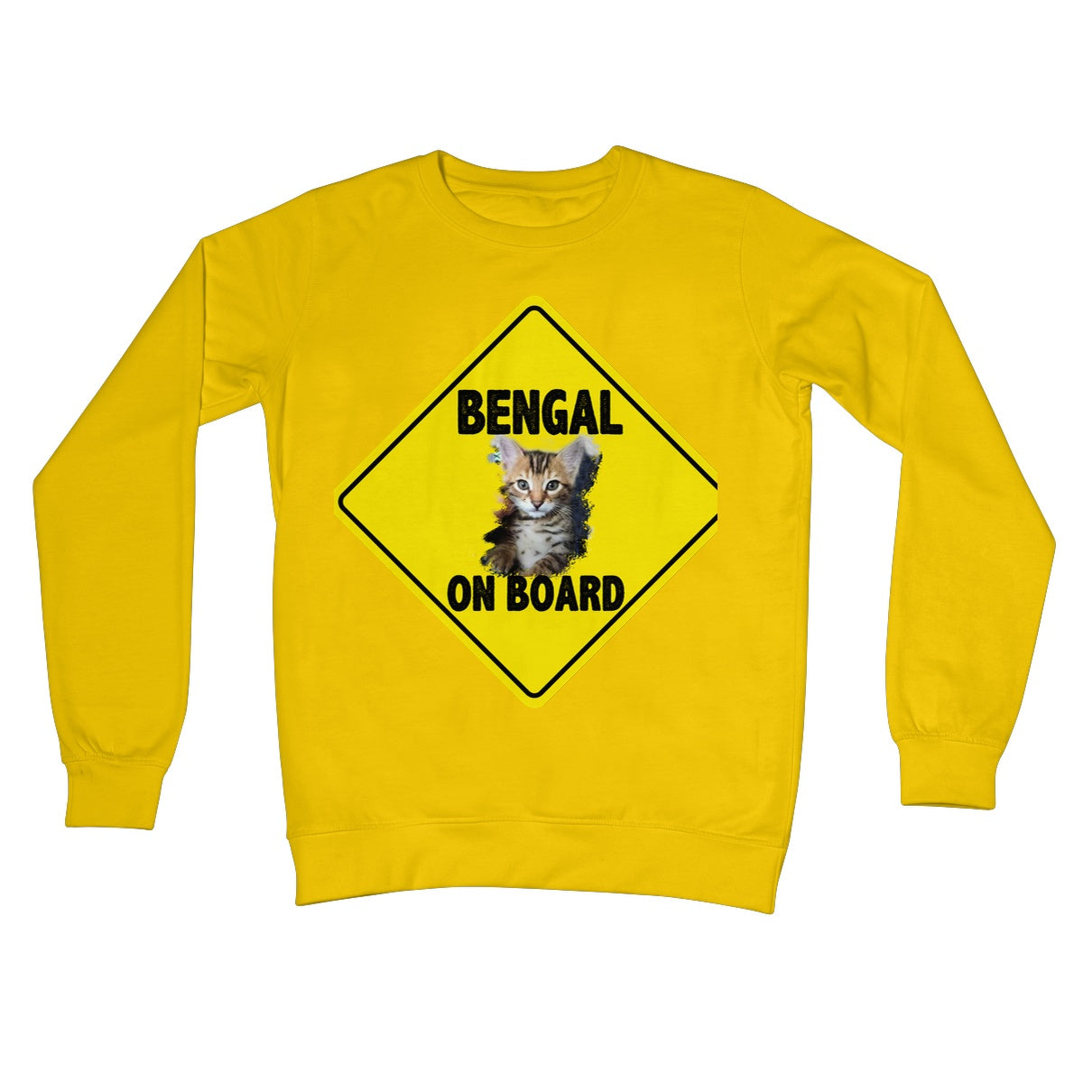 Bengal on Board  Crew Neck Sweatshirt