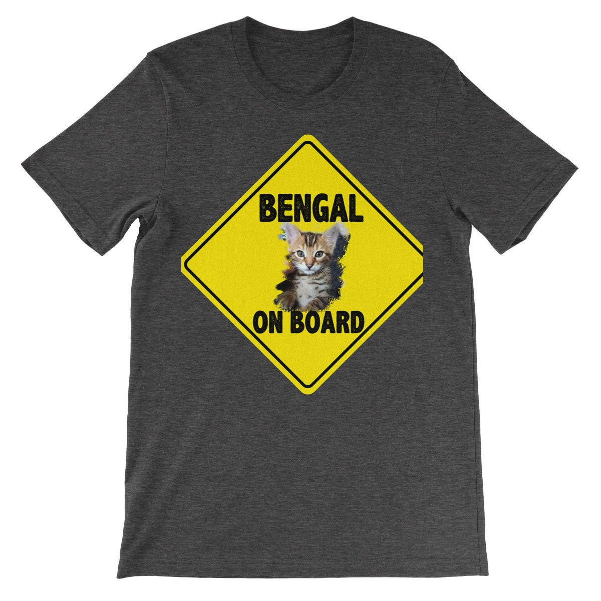 Bengal on Board  Unisex Short Sleeve T-Shirt