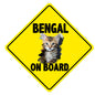 Bengal on Board  Temporary Tattoo