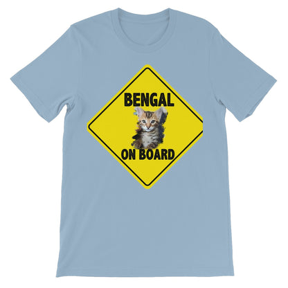 Bengal on Board  Unisex Short Sleeve T-Shirt