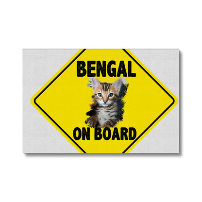 Bengal on Board  Eco Canvas