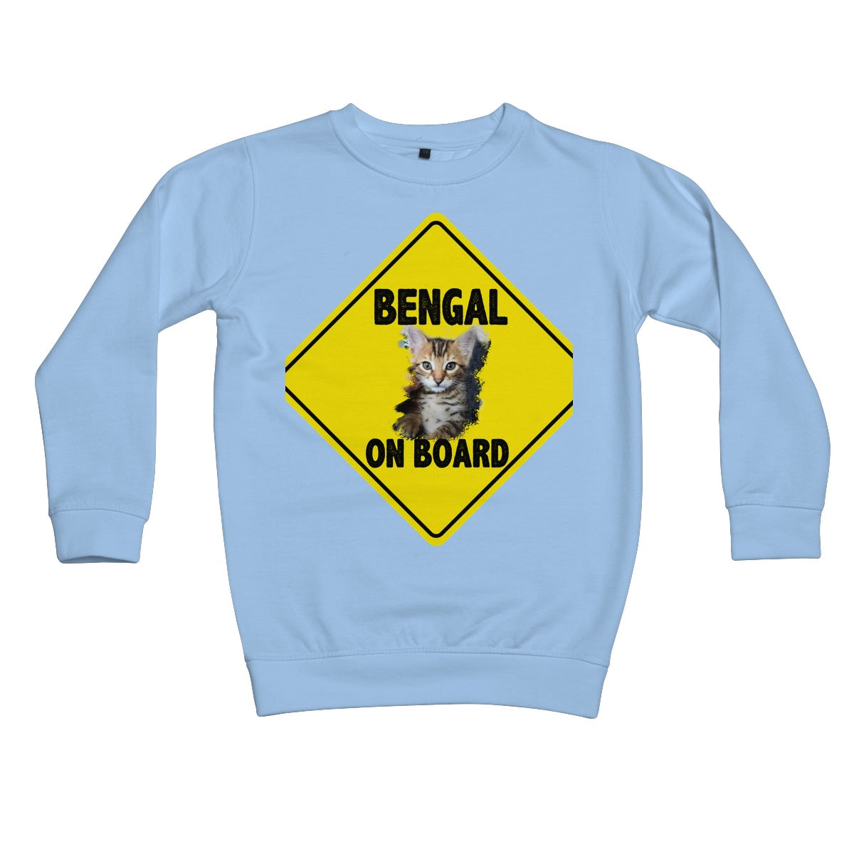 Bengal on Board  Kids Sweatshirt