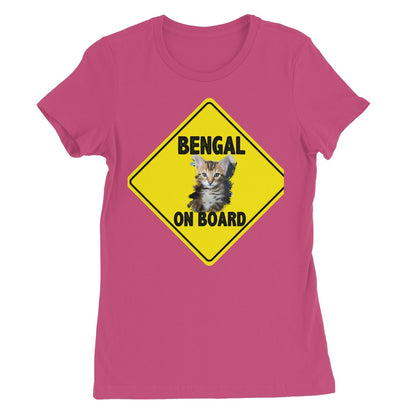 Bengal on Board  Women's Favourite T-Shirt