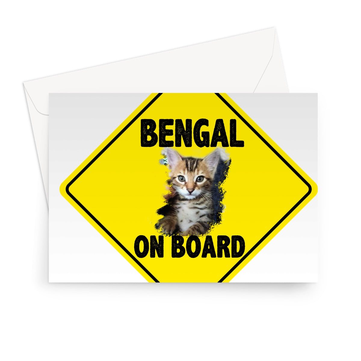 Bengal on Board  Greeting Card