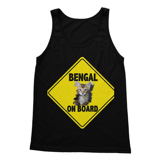 Bengal on Board  Softstyle Tank Top