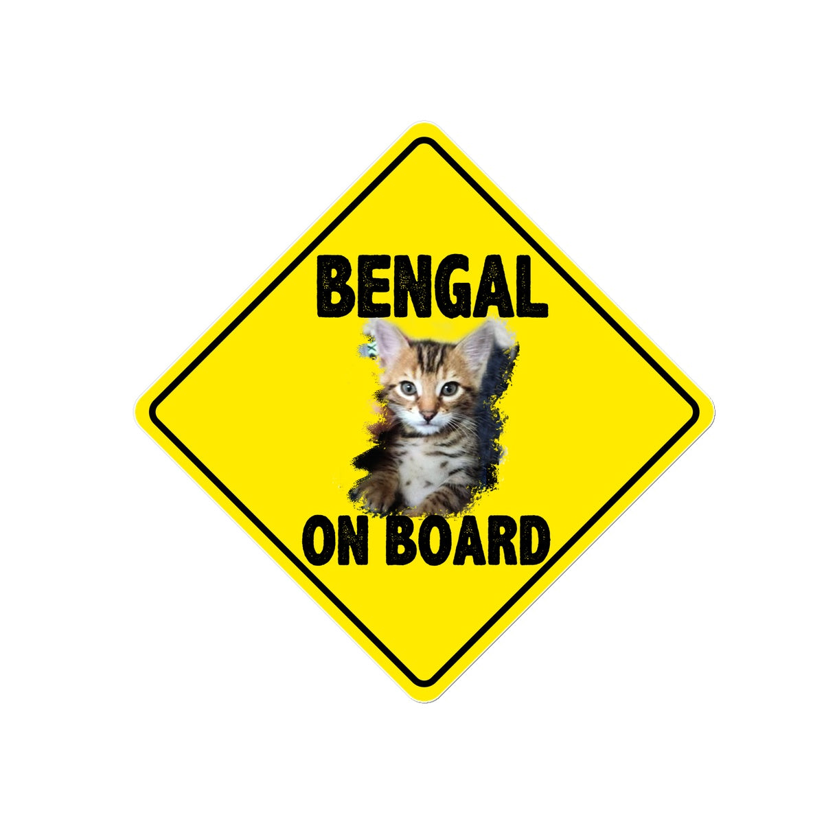 Bengal on Board  Temporary Tattoo