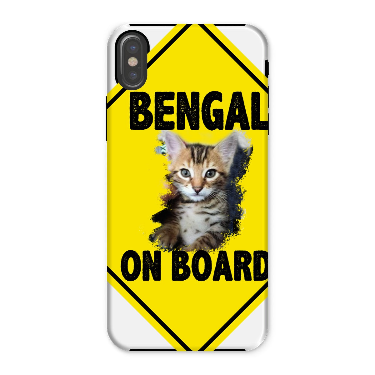 Bengal on Board  Tough Phone Case