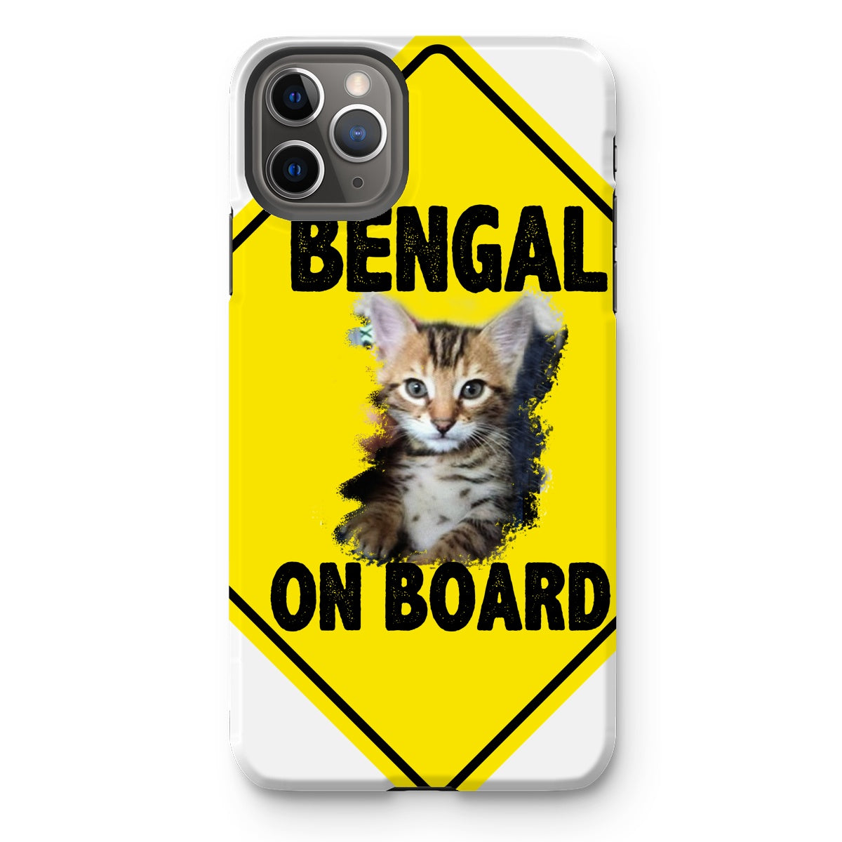 Bengal on Board  Tough Phone Case