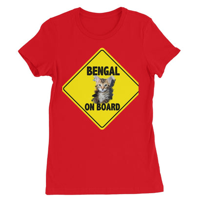 Bengal on Board  Women's Favourite T-Shirt