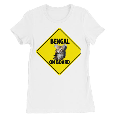 Bengal on Board  Women's Favourite T-Shirt