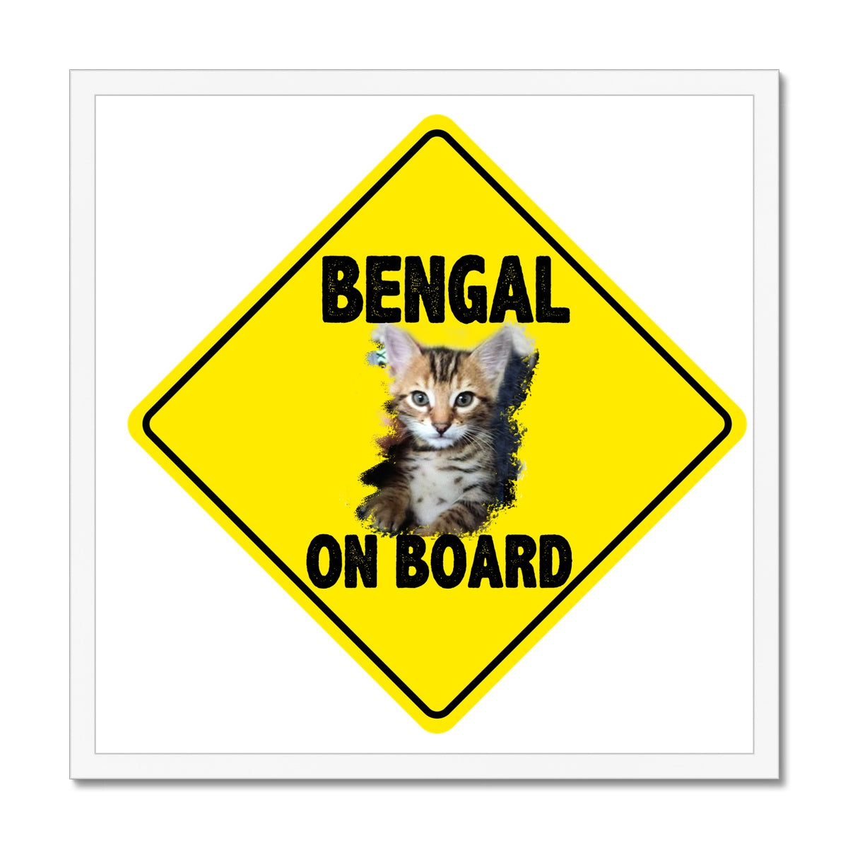 Bengal on Board  Budget Framed Poster