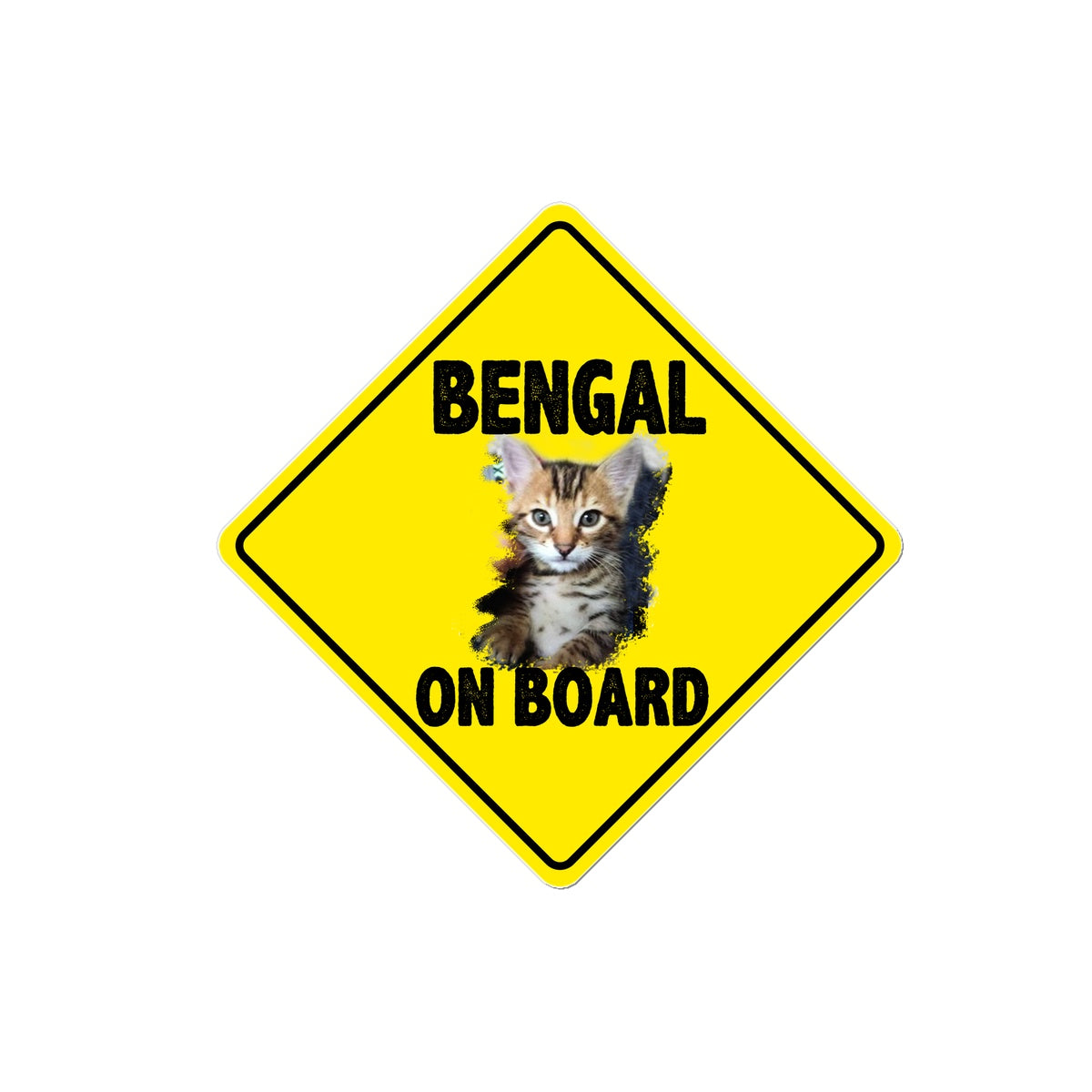 Bengal on Board  Temporary Tattoo