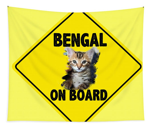 Bengal on Board - Tapestry