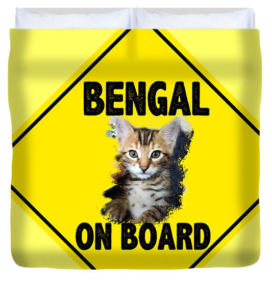 Bengal on Board - Duvet Cover