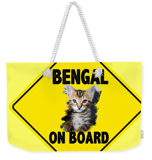 Bengal on Board - Weekender Tote Bag