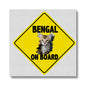 Bengal on Board  Eco Canvas