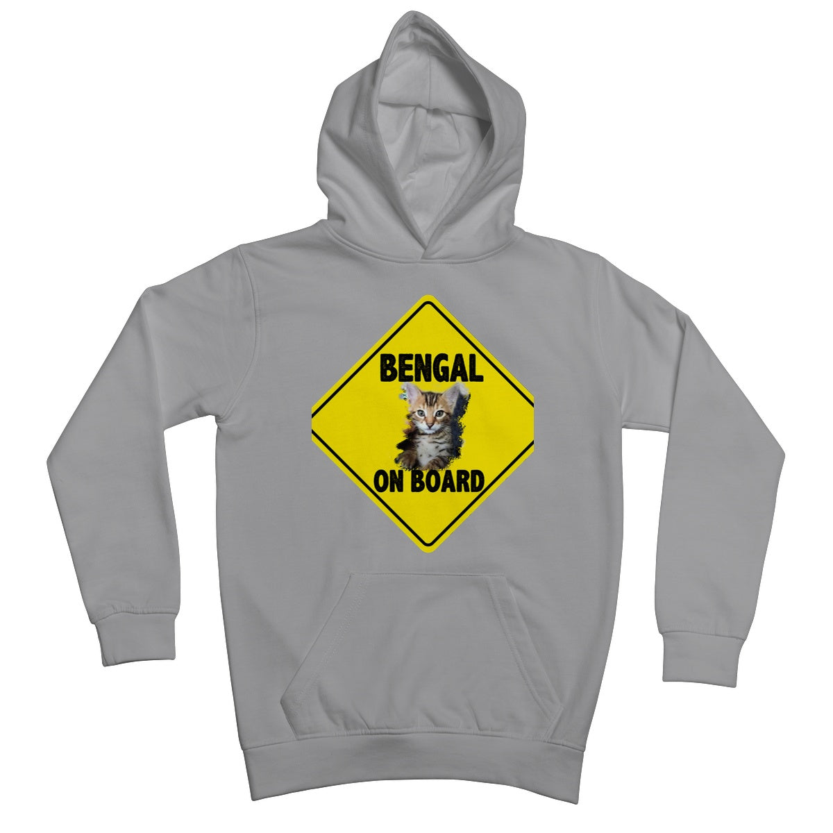 Bengal on Board  Kids Hoodie