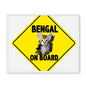 Bengal on Board  Framed Photo Tile