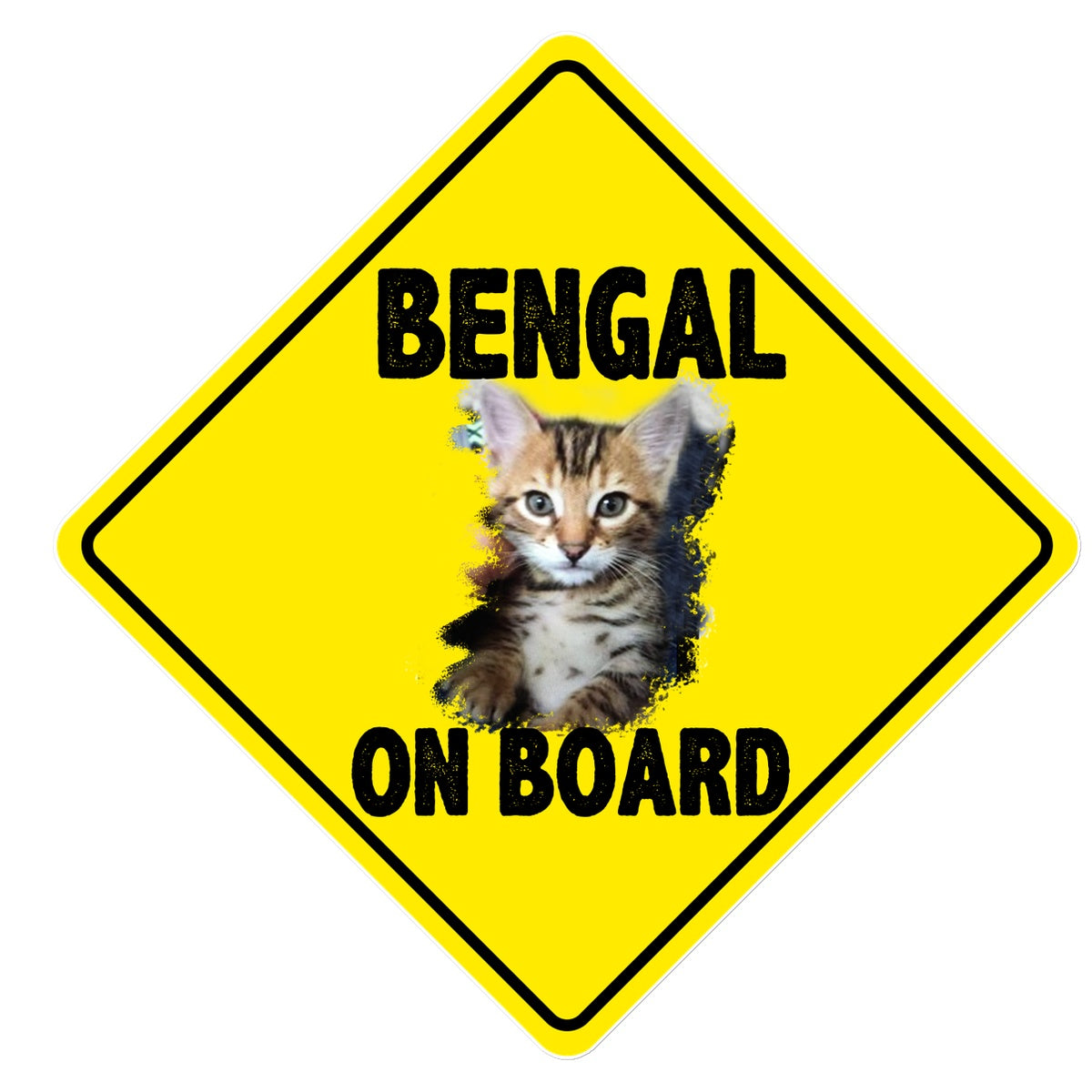 Bengal on Board  Temporary Tattoo