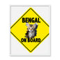 Bengal on Board  Framed Photo Tile