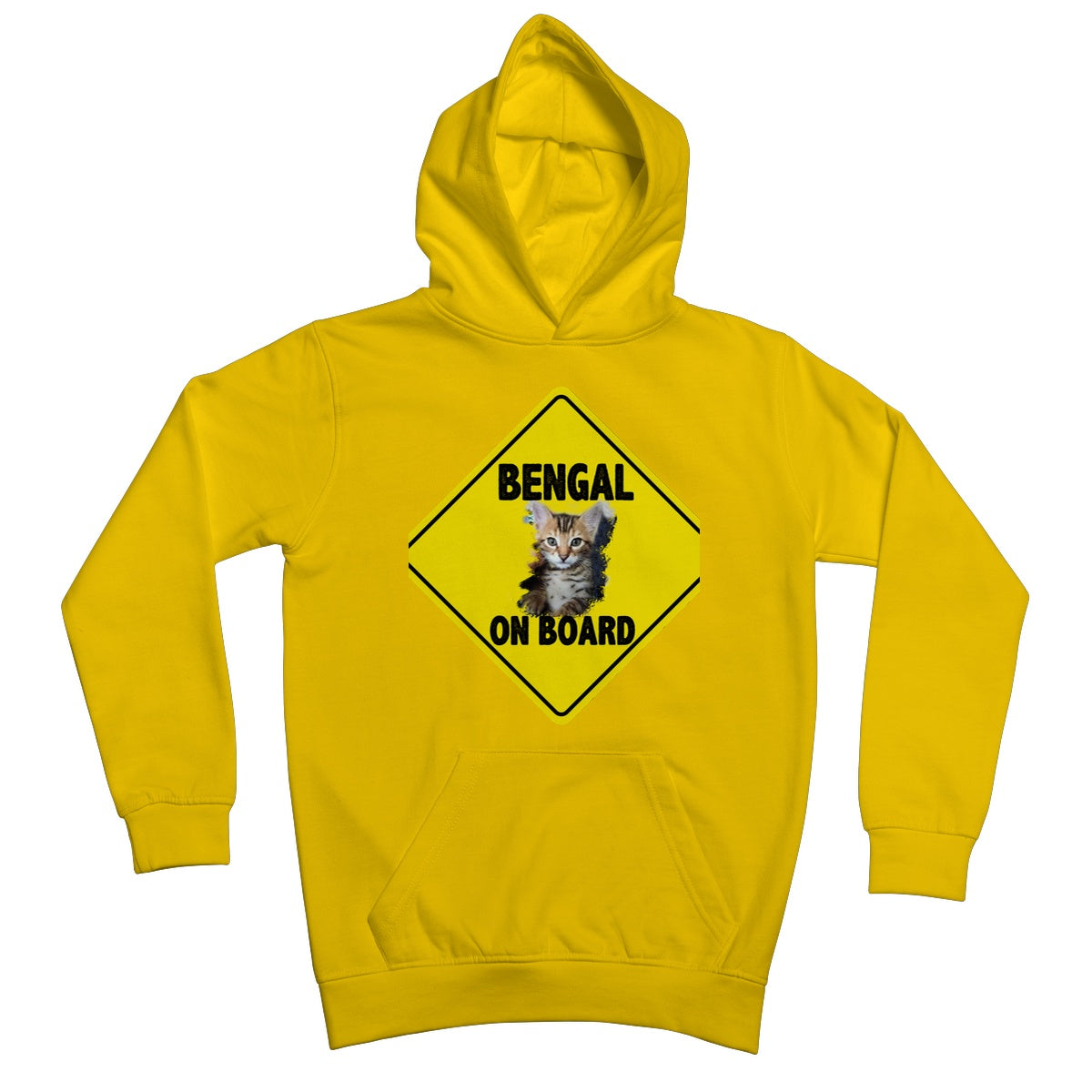 Bengal on Board  Kids Hoodie