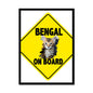 Bengal on Board  Framed Print