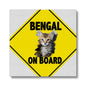 Bengal on Board  Eco Canvas