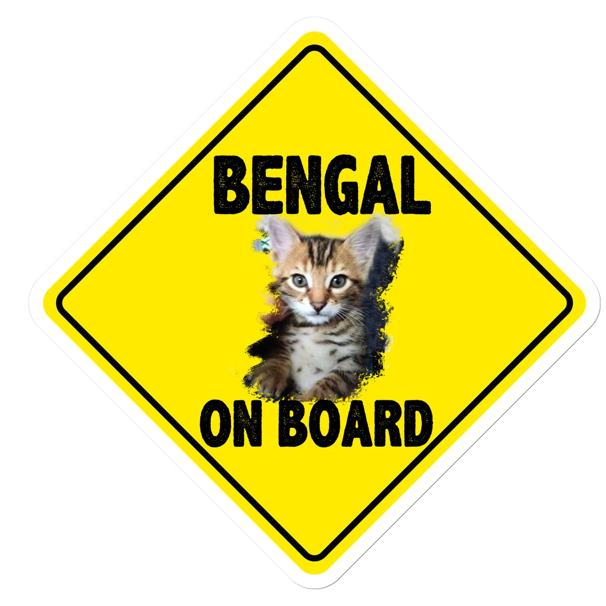 Bengal on Board  Sticker