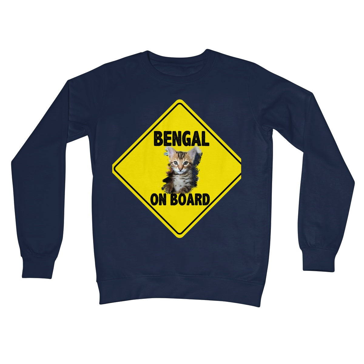 Bengal on Board  Crew Neck Sweatshirt