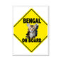 Bengal on Board  Framed Print