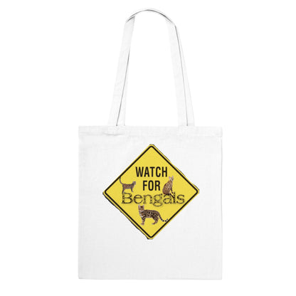 Watch For Bengals Classic Tote Bag