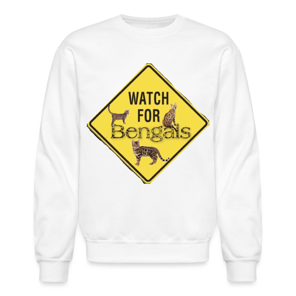 3 Bengals Crewneck Sweatshirt - white