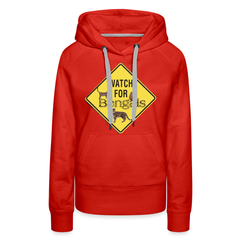 Women’s Premium Hoodie - red